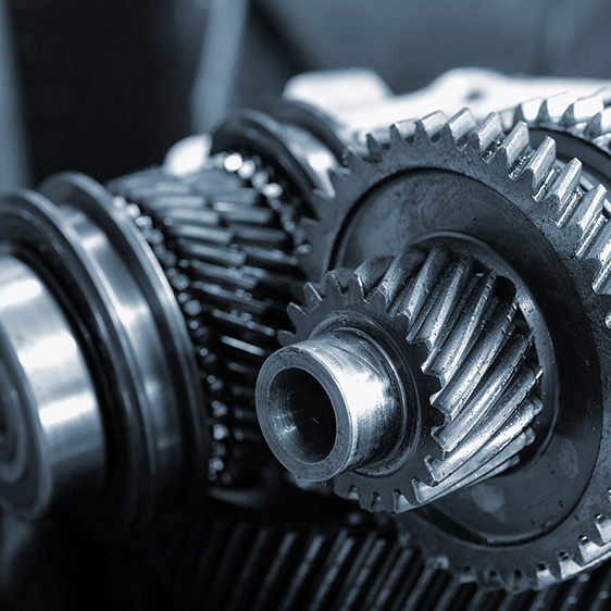 Transmission gears close-up repair